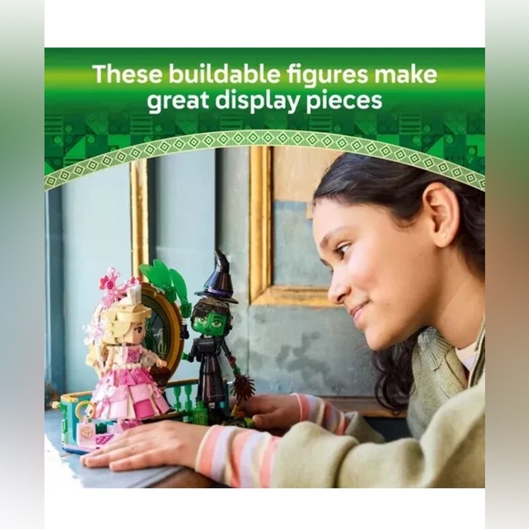 🌀LEGO WICKED ELPHABA AND GLINDA FIGURES 75682 BUILDING KIT - NWT - Picture 8 of 10